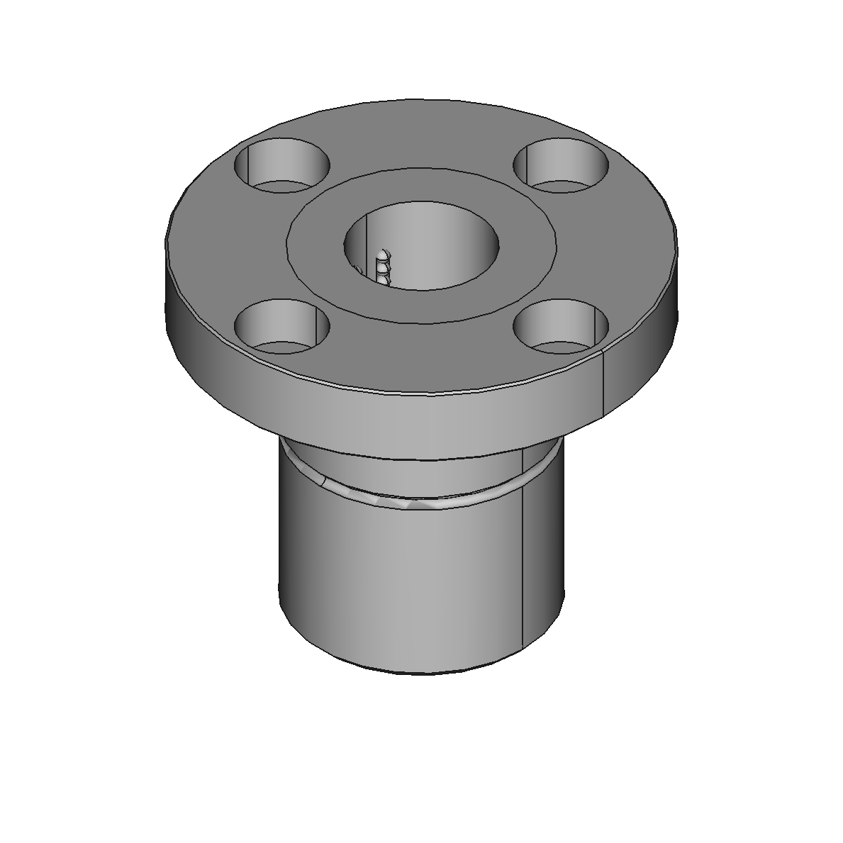 Mounted Linear Bearings for Spline Shafts