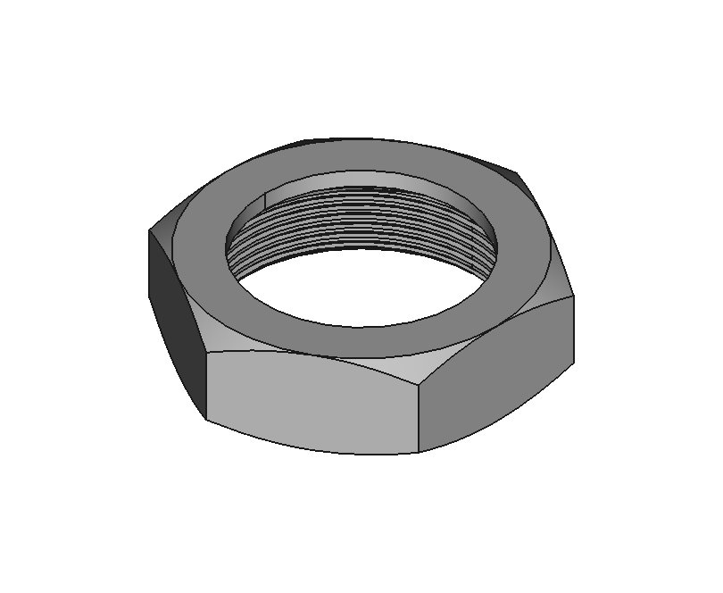 Nuts for High-Polish Gasket Fittings for Stainless Steel Tubing