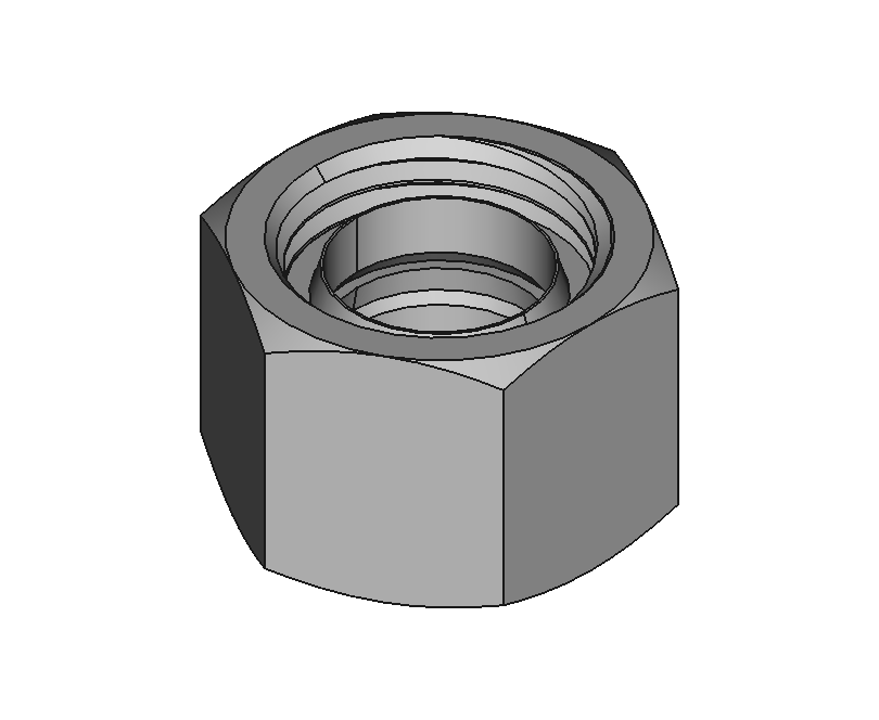 Nuts for Vibration-Resistant Compression Fittings for Stainless Steel Tubing