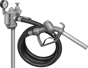 Drum-Pressurizing Air-Powered Drum Pumps with Nozzle