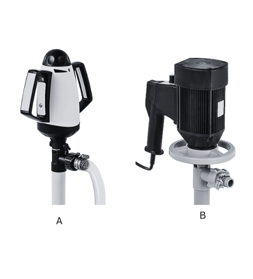 Adjustable-Flow Electric Drum Pumps for Water Oil Coolants and Chemicals