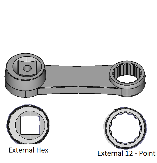 Box-End Tight-Clearance Offset Sockets