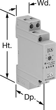 DIN-Rail Mount Multifunction Timer Relays
