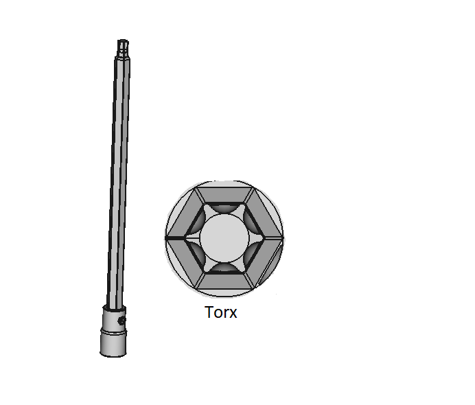 Extended-Reach Torx Bit Sockets