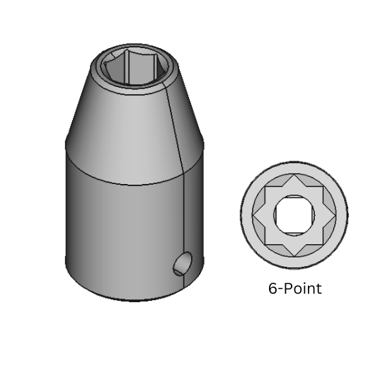 Fastener-Holding Power Sockets