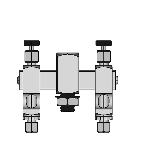 Flow-Adjustment Valve Manifolds for Sealed Systems