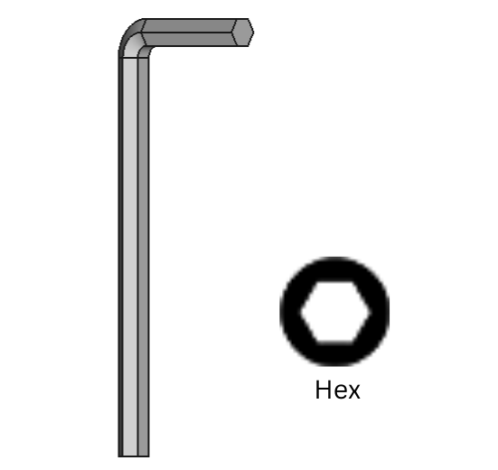 L-Keys for Stainless Steel Screw