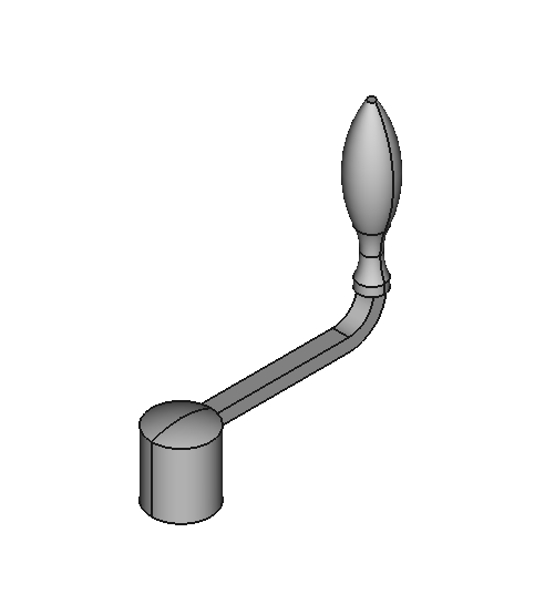 Machinable-Hub Crank Handles