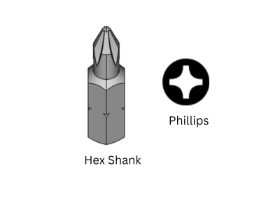 Phillips Bits for Stainless Steel Screws