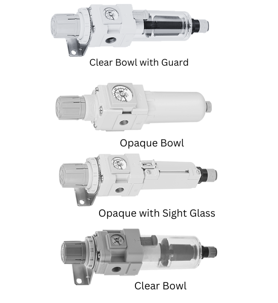 SMC Modular Compressed Air Filter Regulators for Particle Removal