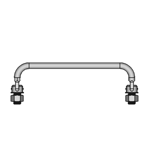 Stay-Put Threaded-Stud Folding Pull Handles