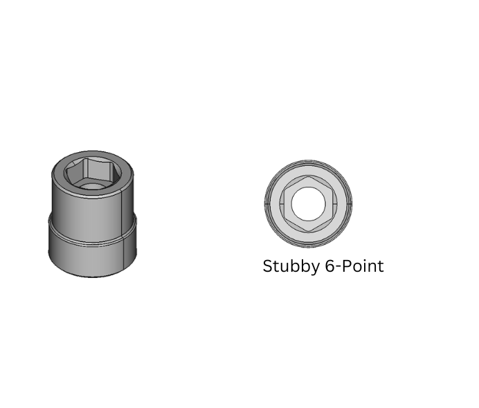 Stubby 6-Point Sockets