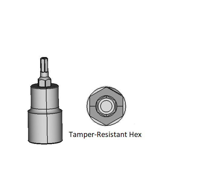 Tamper-Resistant Hex Bit Sockets