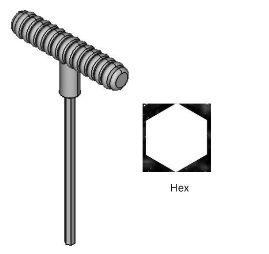 Ultra-Grip T-Handle Keys