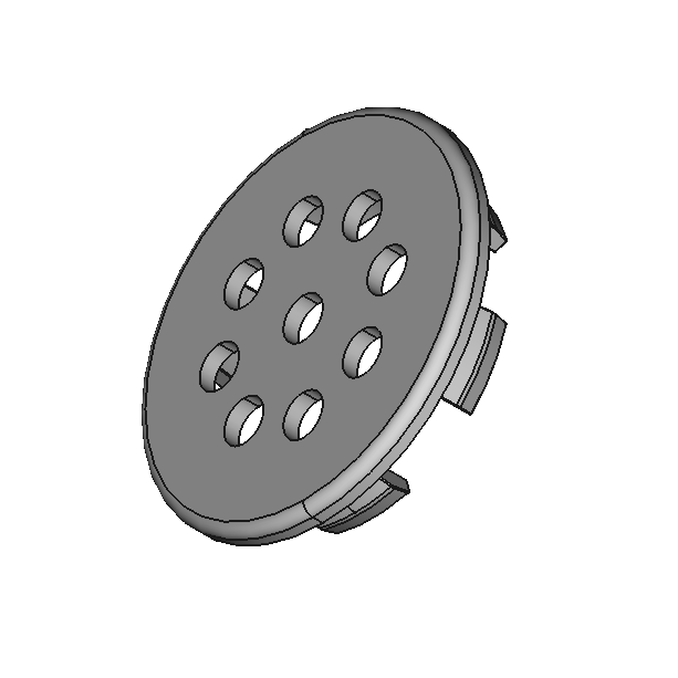 Vented-Snap In-Panel Plugs