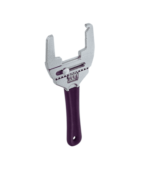 Wide-Opening Tight-Clearance Adjustable Wrenches